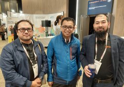 Nabil Syed Ahmad, Ruakura Hauora; Asrih Mohammad Arif, Rotorua Medical Group; and Firdaus Wan Abd Aziz, Care HQ