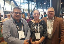 Take Naseri, Samoan Association of GPs; Josephine Hermann, NZ College of Public Health Medicine; and Toloa Aird, Samoan Association of GPs