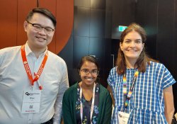 Wrex Liao, GPEP1 registrar, Waikato; Visakham Sundgren, GPEP3 registrar, Northcare Pukete Road; and Issy Lewis, GPEP2 registrar, Lyttleton Health Centre