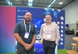 CyberCX senior consultant Dylan Mama and director Michael Butler