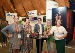 Te Whatu Ora NP intern Melanie Sutton, New Zealand Formulary pharmacist Stacey Smith, Pharmac clinical lead of medicines management Melissa Copland, Te Whatu Ora Nelson Marlborough NP Sue Dawkins, and New Zealand Formulary pharmacist Kirsten Simonsen [Image: Simon Maude]