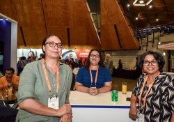 Mary Toloa, specialist GP at Porirua and Union Community Health Service in Wellington, Mara Coler, clinical pharmacist at Tū Ora Compass Health, and Bhavna Mistry, specialist GP at Porirua and Union Community Health Service [Image: Simon Maude]