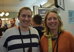 Emma Dillon of Stoke Medical Centre, Nelson, and Deb Bailey-Lawson of West Coast DHB