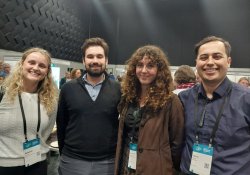 University of Auckland fifth-year medical students Rebekah Kenny and Ryan Semmens, University of Otago sixth-year medical student Jenna Tidswell, and University of Auckland third-year medical student Jesse Davis [Image: NZD]