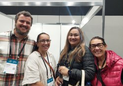 Kaitaia Hospital nurses Robbie Williams and Lia Corrigan, Ngāti Porou Oranga paramedic Raewyn Lawrence, and Ngāti Porou Oranga general manager Te Puia Hospital and nāti pēpi service Caroline Thompson [Image: NZD]