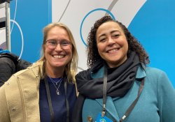 Locum specialist GP Margriet Dijkstra and OmniHealth regional operations manager (southern) Patricia Morais-Ross [Image: NZD]