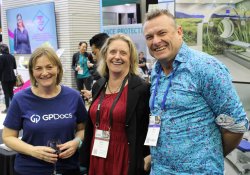Bronwyn Cook, GPDocs; Bethan Rajwer, practice manager at Takapuna Health and GenPro board member; and Dave Bates from GPDocs.