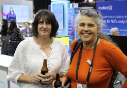 Carefirst board member and NP Bronwen Pepperell, and GP registrar Helene Jorda-Doyle.