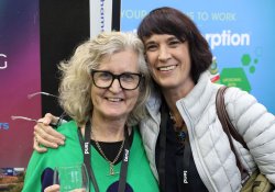 NP Louise Fowler, Oceania Healthcare, and specialist GP Vanessa Muller, Papamoa Pines Medical Centre.
