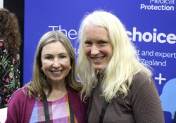 Specialist GPs Melanie Webster, Island Bay Medical Centre, and Kim Baker, Peninsula Medical Centre.