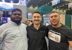 TMG Cloudland, Tauranga, exhibitors: Zahid Basha, Denys Evans and Rob Rangi.
