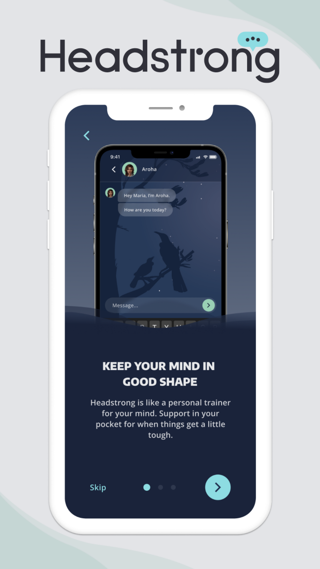 Headstrong mental health app