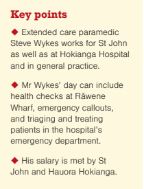 Key points Hokianga paramedic story