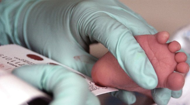Heel prick test Guthrie card Wiki 