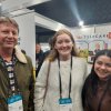Associate dean (rural) Kyle Eggleton, third-year medical student Roselle Winter, and second-year pharmacy student Alina Khanal, all from the University of Auckland [Image: NZD]